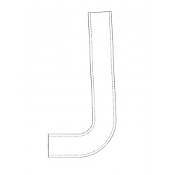W0002011  -  Radiator Hose - Upper Rear (L4B - 3.9L Cummins)