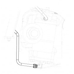 W0004761  -  Hose - Steering Gear to Brake Booster