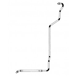 W0004933  -  Hose Asm - Transmission to Primary Cooler (L4B - 3.9L Cummins w/ Allison 1000)