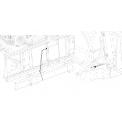 W0009447  -  Hose Asm - Transmission Fluid Auxiliary Cooler Outlet