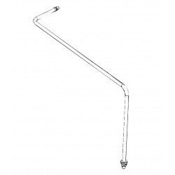 W0009447  -  Hose Asm - Transmission Fluid Auxiliary Cooler Outlet