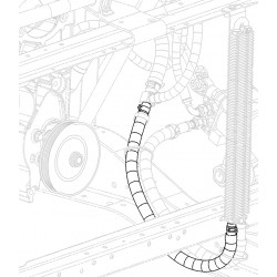 W0010176  -  Hose - Power Steering Cooler Outlet (Cooler to Pump Inlet Hose)
