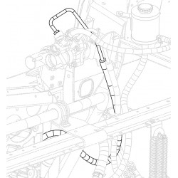 W0010749  -  Hose Asm - Brake Booster Inlet (Booster to Pump)