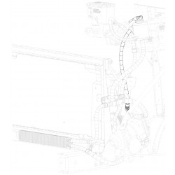 W0011892  -  Hose Asm - Power Brake Booster Inlet (Booster to Pump)