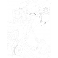 W0011983  -  Hose Asm - Brake Booster Outlet ( Booster to Reservoir)