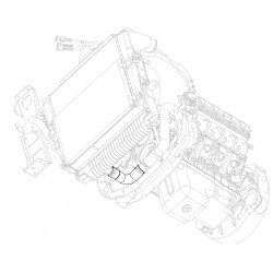 W0012017  -  Hose - Radiator Outlet (L8I - 6.4L)