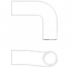 W0012017  -  Hose - Radiator Outlet (L8I - 6.4L)