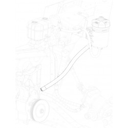 W0012394  -  Hose Asm - Reservoir To Pump (~23.5")