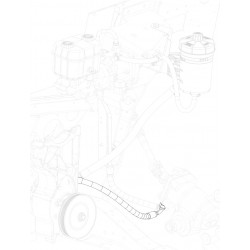 W0012396  -  Hose Asm - Pump To Steering Gear (~20")