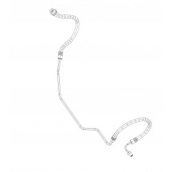 W0013471  -  Hose Asm - LH Rear Brake (JM5 Brake Code)