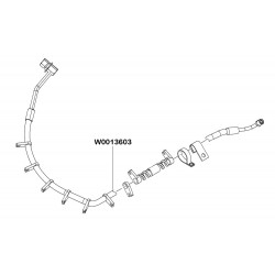 W0013603 - Front Left Hand Side Brake Hose Asm