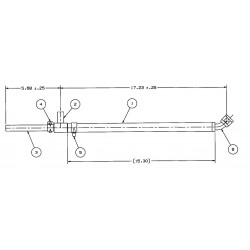 W8006896  -  Hose Power Steering Gear Outlet (L4B - 3.9L Cummins)