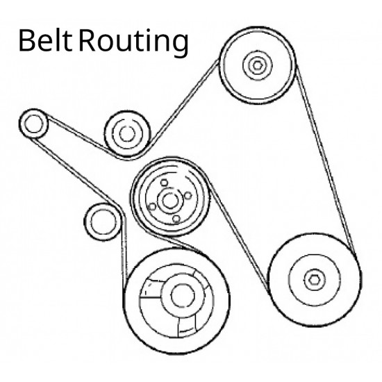 W8831715 - Workhorse W-Series 8.1L Serpentine Drive Belt W8831715 - Workhorse W-Series 8.1L Serpentine Drive Belt