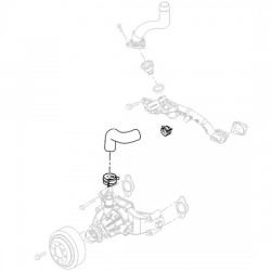 W8839192  -  8.1L Water Pump Bypass Hose
