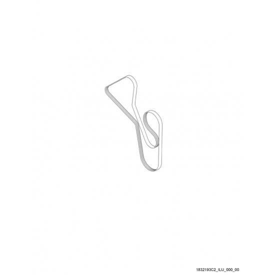 1832193c2  -  Belt - V-ribbed 8pk2704 