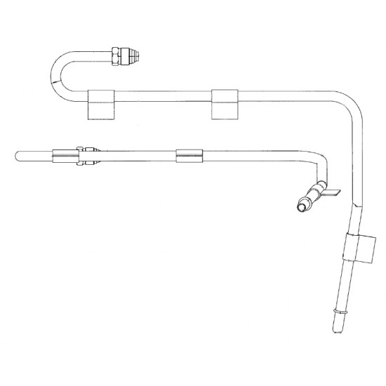 W0003354 - Tube Asm - Fuel Feed, Tank/Filter W0003354 - Tube Asm - Fuel Feed, Tank/Filter