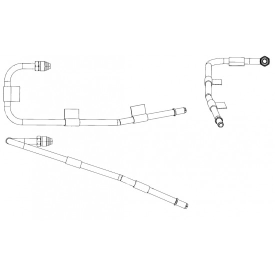 W0003358 - Tube Asm - Fuel Return, Tank/Filter W0003358 - Tube Asm - Fuel Return, Tank/Filter