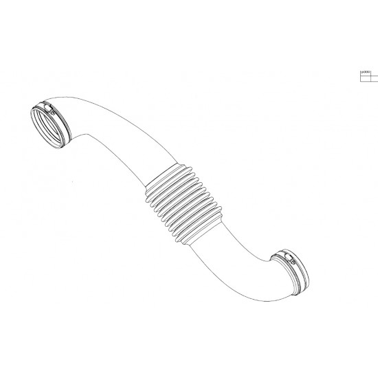 W0004620  -  Duct - Air Cleaner (Box to Throttle Body) 