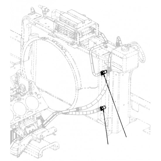 W0004919  -  Adaptor 1/2-14 (Transmission Cooling Line Fitting)