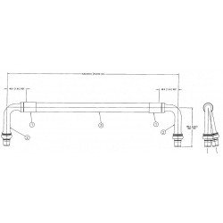 W0006203  -  Hose Asm - Trans Oil Aux Cooler Inlet
