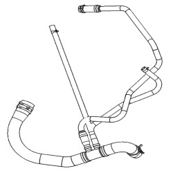 W0007237  -  Hose Asm - Radiator Outlet (Lower)