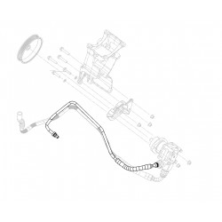 W0007565  -  Hose Asm - Pump To Steering Gear W0007565  -  Hose Asm - Pump To Steering Gear