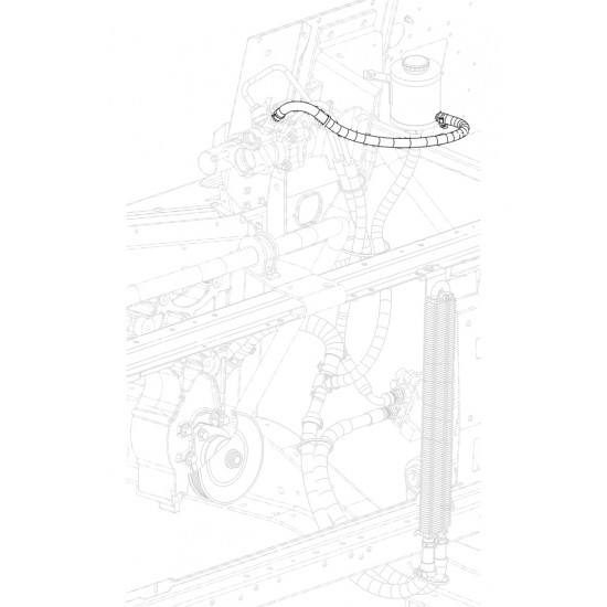 W0008001  -  Hose - Brake Booster Outlet