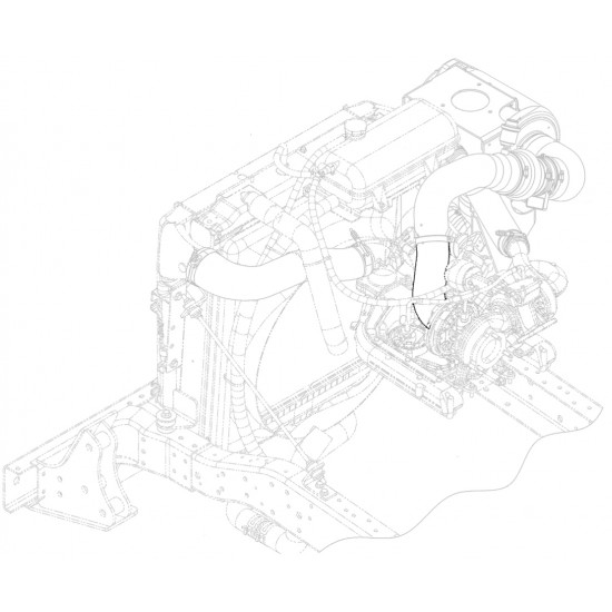 W0008637  -  Hose - Turbo Inlet (L6I - 4.5L)