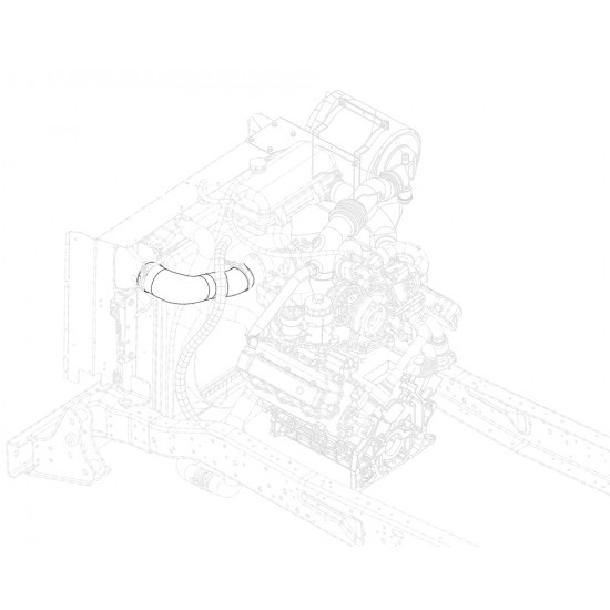 W0010097 - Hose - Charge Air Cooler Outlet (L6I - 4.5L) W0010097 - Hose - Charge Air Cooler Outlet (L6I - 4.5L)