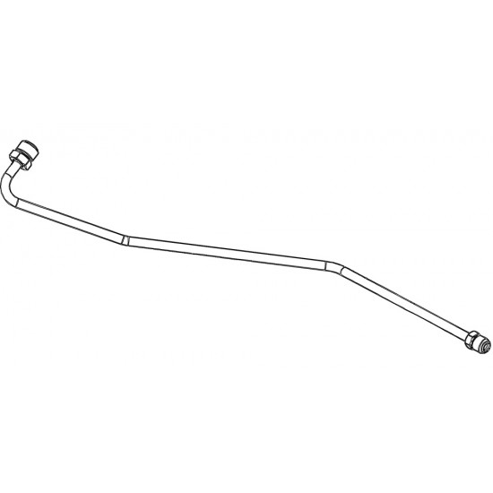 W0010598 - Hose Asm - Brake Pressure Modulator Valve Out, Front, Lh W0010598 - Hose Asm - Brake Pressure Modulator Valve Out, Front, Lh