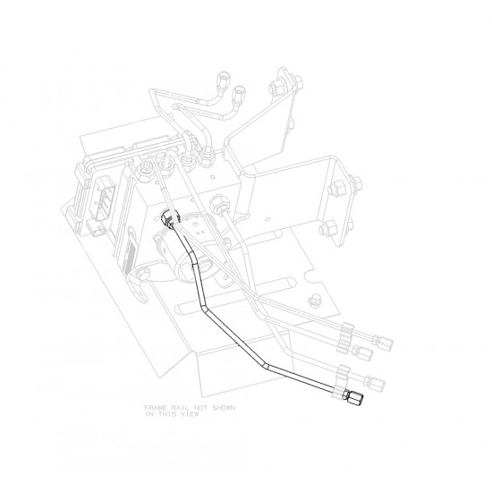W0010602 - Hose Asm - Brake Pressure Modulator Valve In, Front (primary) W0010602 - Hose Asm - Brake Pressure Modulator Valve In, Front (primary)