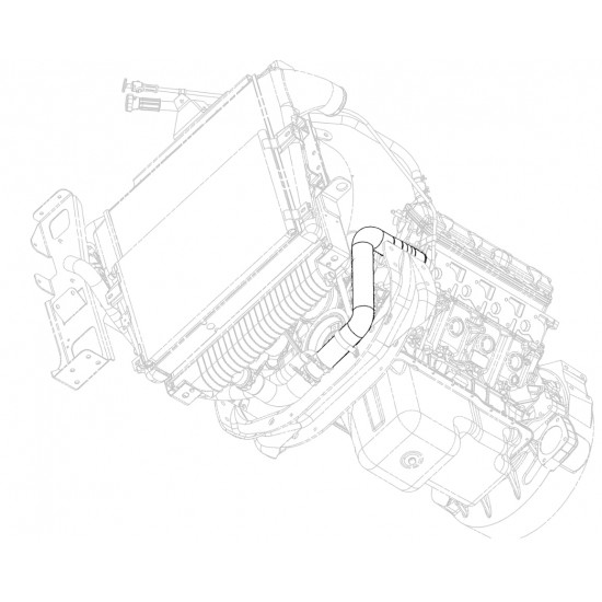 W0012018  -  Hose - Radiator Outlet (L8I - 6.4L) W0012018  -  Hose - Radiator Outlet (L8I - 6.4L)
