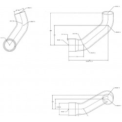 W0012206  -  Hose - Charge Air Cooler Outlet (Cold Side) 