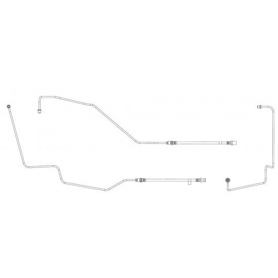 W0012739 - Tube Asm - Master Cylinder, Secondary Front W0012739 - Tube Asm - Master Cylinder, Secondary Front