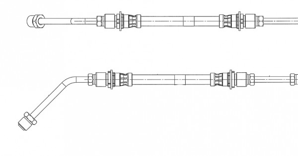 W0013404 - Tube Asm - ABS Brake Booster Secondary (From M/C ...