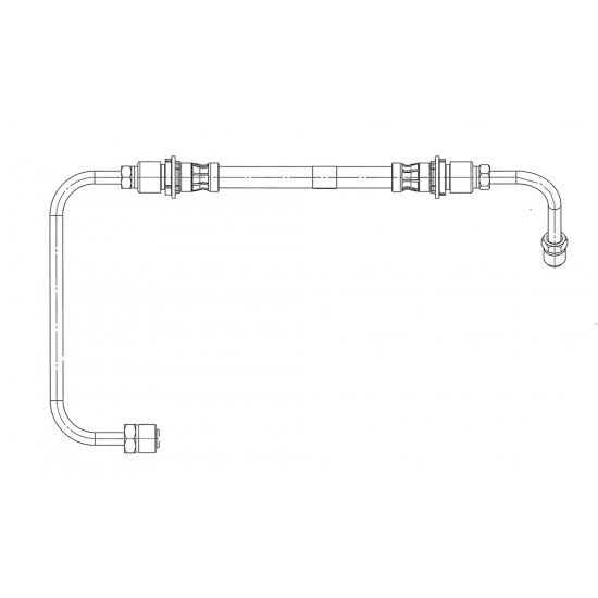 W0013407 - Tube Asm - ABS Left Rear W0013407 - Tube Asm - ABS Left Rear