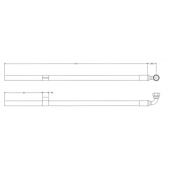 W8006977  -  Hose Asm - Power Steering Gear Outlet (Gear to Cooler) W8006977  -  Hose Asm - Power Steering Gear Outlet (Gear to Cooler)