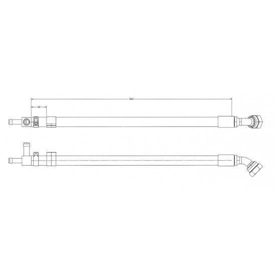 W8007012 - Hose Asm - Power Steering Pump Inlet W8007012 - Hose Asm - Power Steering Pump Inlet