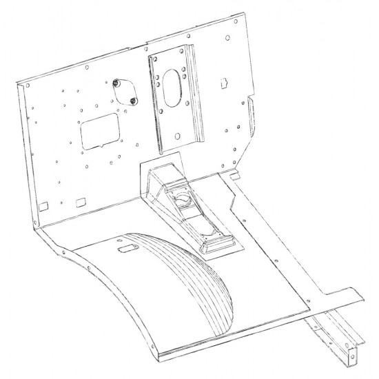 W8007292 - Dash & Toe Panel Asm (galvanized Coating, Complete) W8007292 - Dash & Toe Panel Asm (galvanized Coating, Complete)