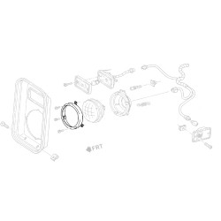 05952000  -  Ring Asm - Headlamp Retainer