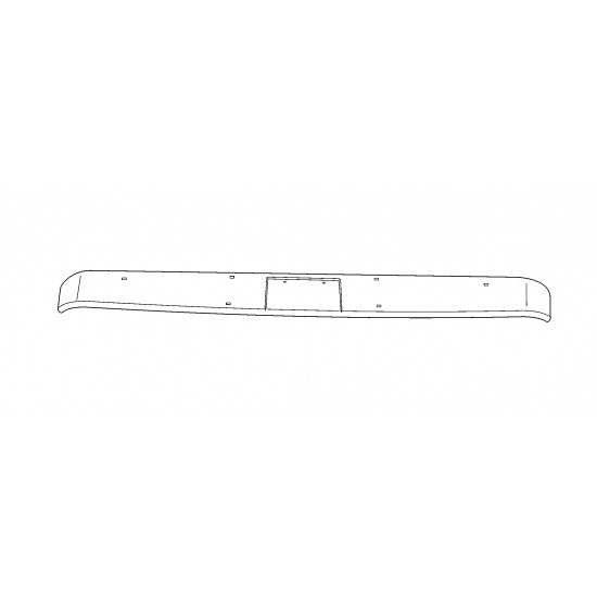15654204 - Grey Front Bumper (Extra Wide - 92" Width) 15654204 - Grey Front Bumper (Extra Wide - 92" Width)