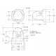 W0004837 - Lug Nut Cover - Short, Aluminium, Fits 33mm Nut W0004837 - Lug Nut Cover - Short, Aluminium, Fits 33mm Nut