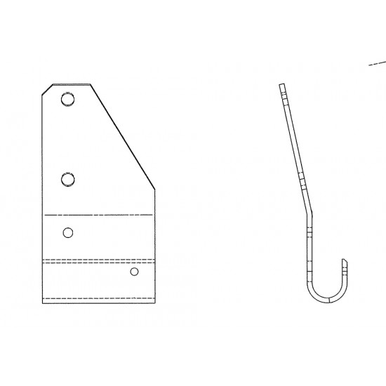 W0008661  -  Radiator Support Stay Plate