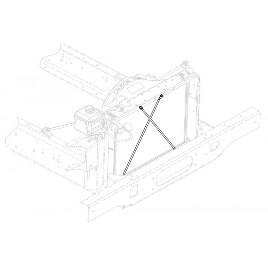 W0010126 - Brace - Radiator Frame Support W0010126 - Brace - Radiator Frame Support