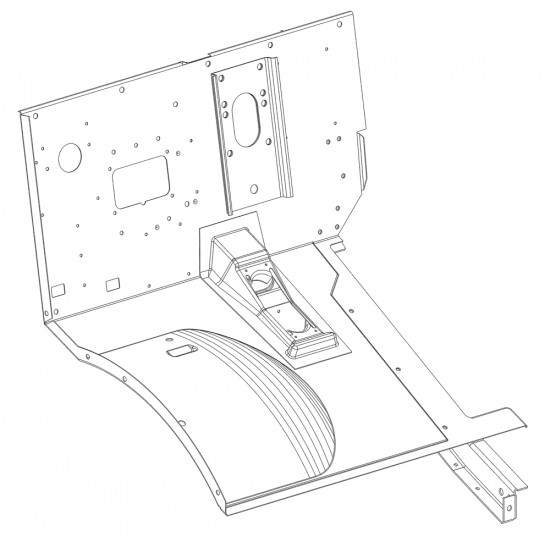 W0011917  -  Panel Asm - Dash & Toe (complete)