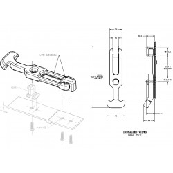 W0013757  -  Draw Latch - Flexible 