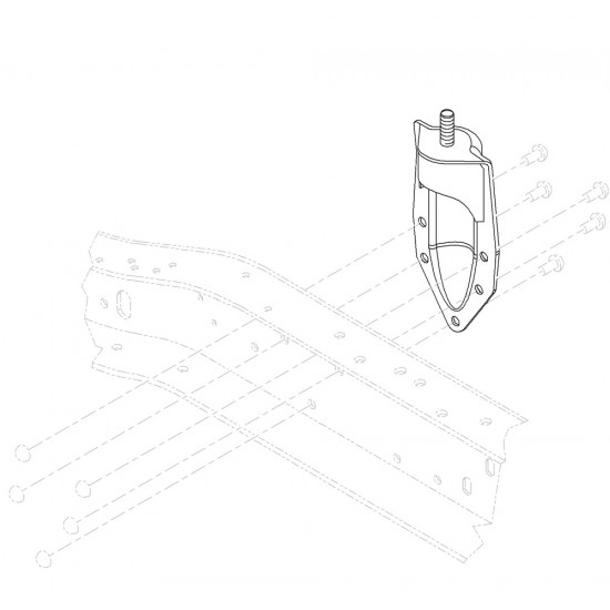 W8000359  -  Kit - Body Mounting Bracket Reinforcement (I-Beam Front Axle Units) W8000359  -  Kit - Body Mounting Bracket Reinforcement (I-Beam Front Axle Units)