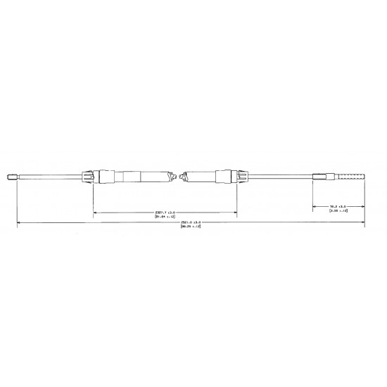 15038827 - Cable Asm - Park Brake Front 15038827 - Cable Asm - Park Brake Front