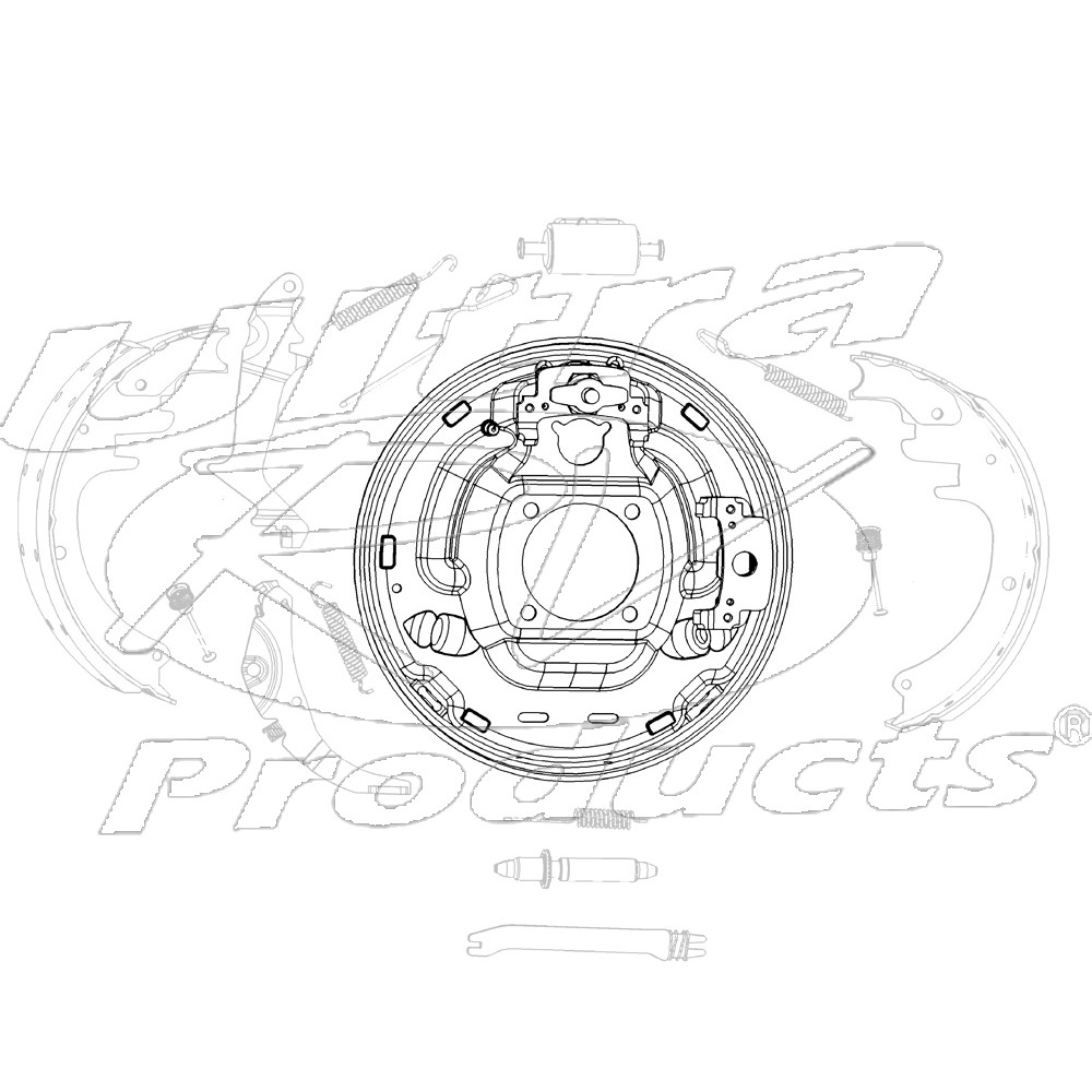 15622343 Rear Brake Backing Plate (LH) (JB8) Workhorse Parts