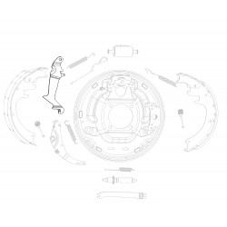 15704007  -  Lever Asm - Rear Park Brake 